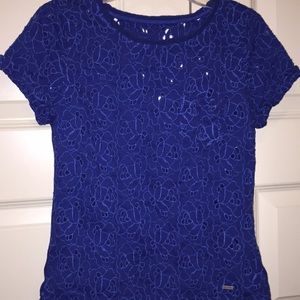 💙Royal Blue Lace Top💙